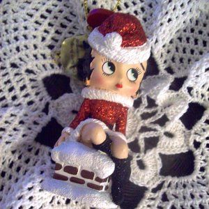 Betty Boop Christmas Ornament / Danbury Mint/ Ho Ho Ho